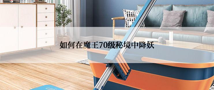 如何在魔王70级秘境中降妖