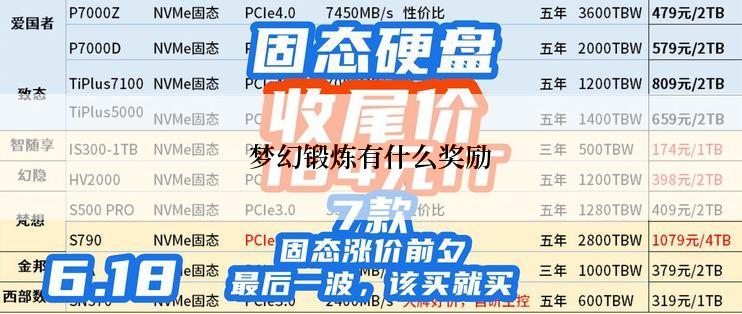 梦幻锻炼有什么奖励