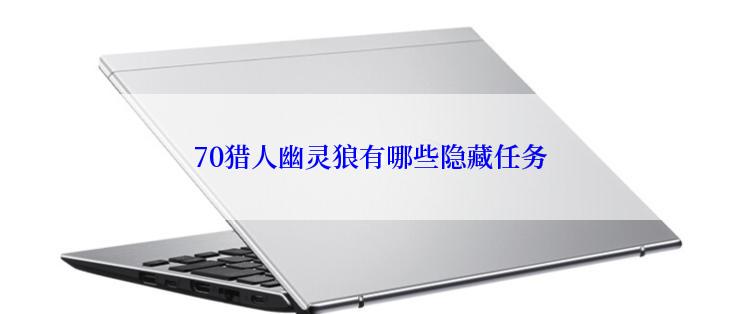 70猎人幽灵狼有哪些隐藏任务