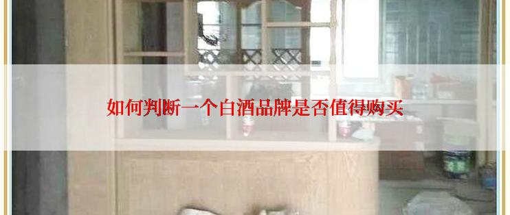 如何判断一个白酒品牌是否值得购买