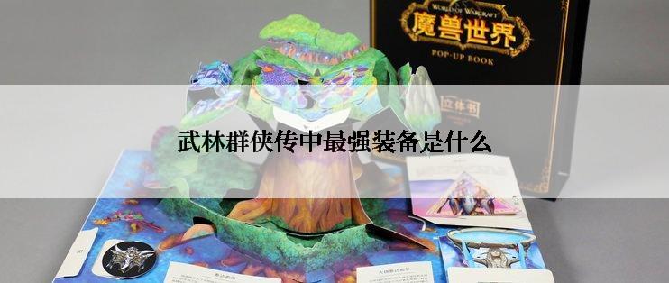 武林群侠传中最强装备是什么