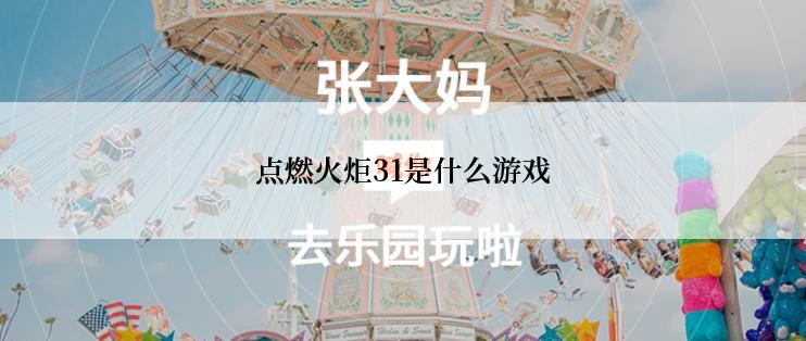 点燃火炬31是什么游戏