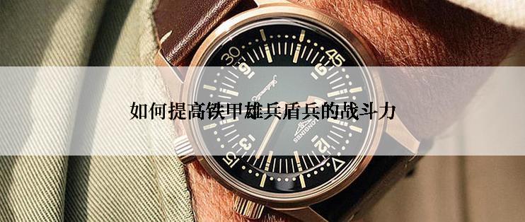 如何提高铁甲雄兵盾兵的战斗力
