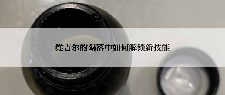 维吉尔的陨落中如何解锁新技能