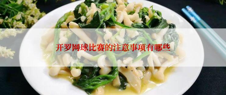 开罗网球比赛的注意事项有哪些