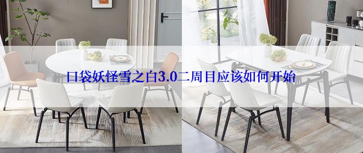 口袋妖怪雪之白3.0二周目应该如何开始
