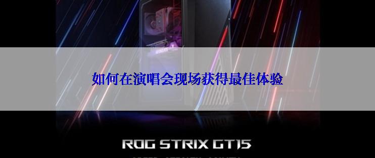如何在演唱会现场获得最佳体验