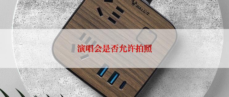 演唱会是否允许拍照