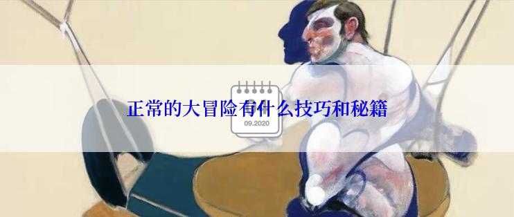 正常的大冒险有什么技巧和秘籍