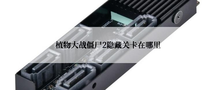  植物大战僵尸2隐藏关卡在哪里