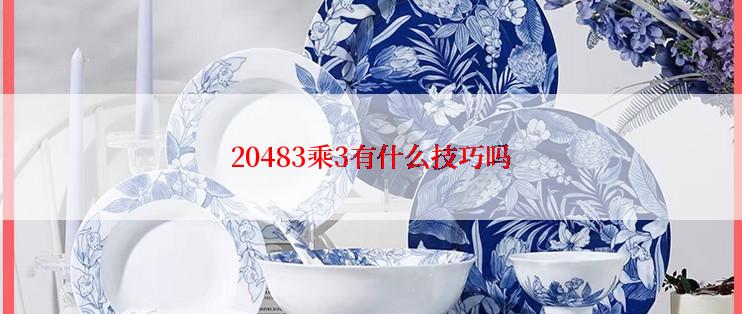20483乘3有什么技巧吗