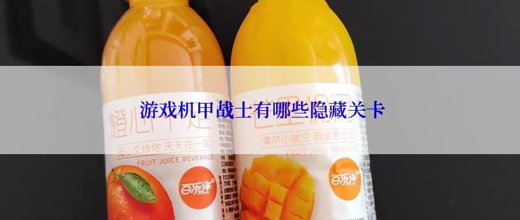  游戏机甲战士有哪些隐藏关卡