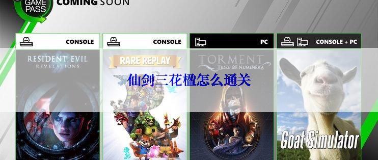 仙剑三花楹怎么通关