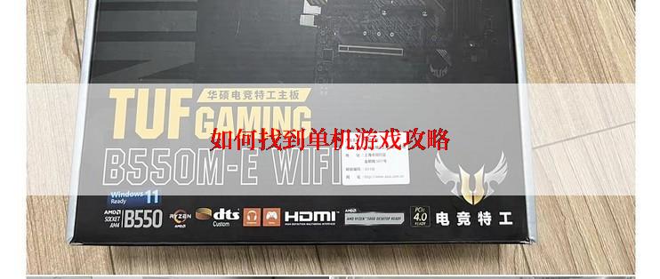如何找到单机游戏攻略