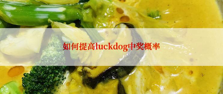 如何提高luckdog中奖概率