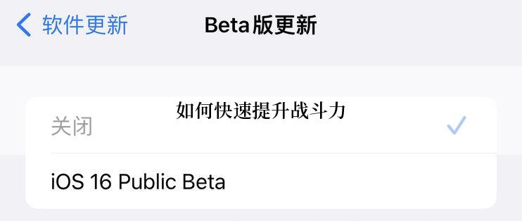 如何快速提升战斗力