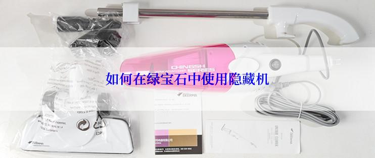 如何在绿宝石中使用隐藏机