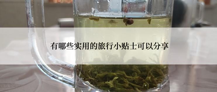 有哪些实用的旅行小贴士可以分享