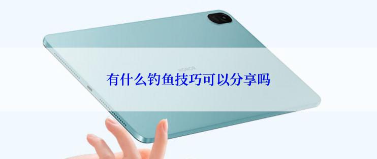 有什么钓鱼技巧可以分享吗