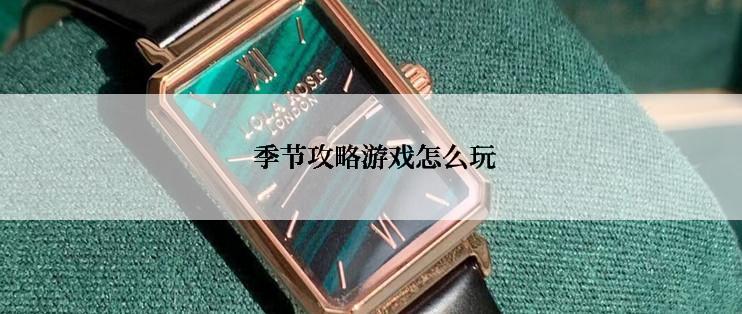 季节攻略游戏怎么玩