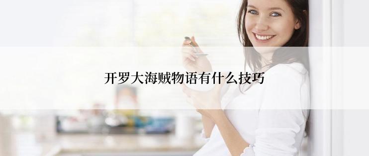 开罗大海贼物语有什么技巧