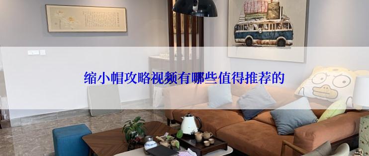 缩小帽攻略视频有哪些值得推荐的