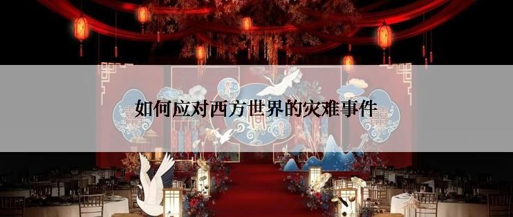 如何应对西方世界的灾难事件