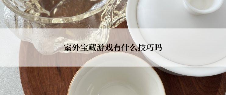 室外宝藏游戏有什么技巧吗