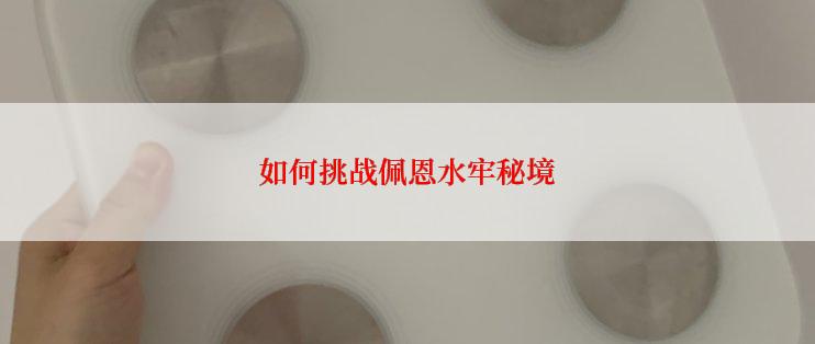 如何挑战佩恩水牢秘境