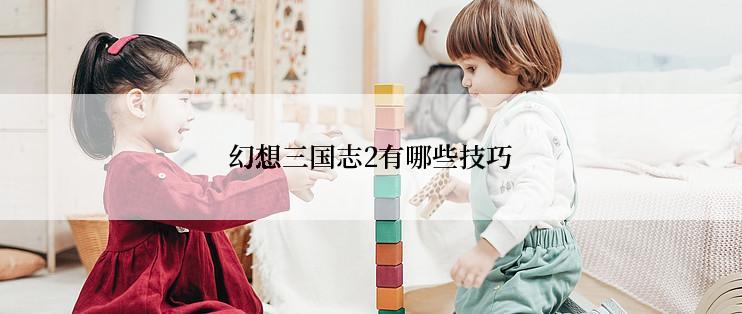 幻想三国志2有哪些技巧