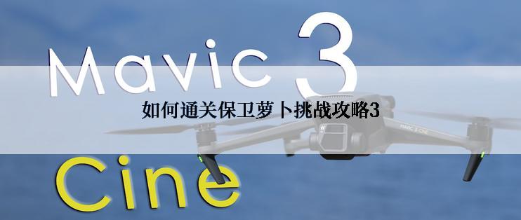 如何通关保卫萝卜挑战攻略3