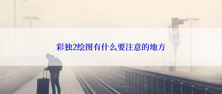 彩独2绘图有什么要注意的地方
