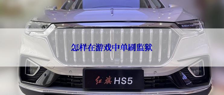 怎样在游戏中单刷监狱
