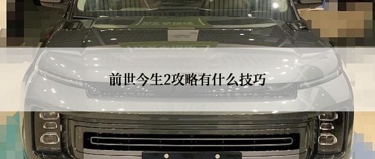 前世今生2攻略有什么技巧