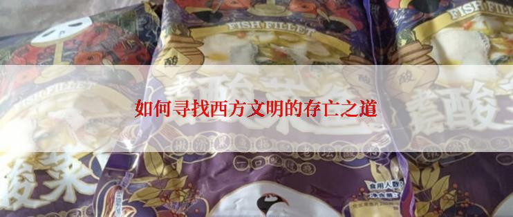 如何寻找西方文明的存亡之道