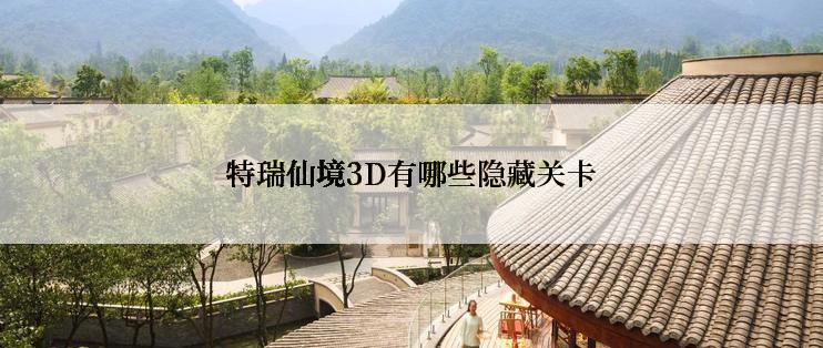 特瑞仙境3D有哪些隐藏关卡