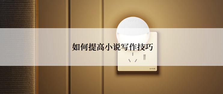 如何提高小说写作技巧