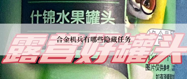 合金机兵有哪些隐藏任务