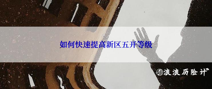 如何快速提高新区五开等级