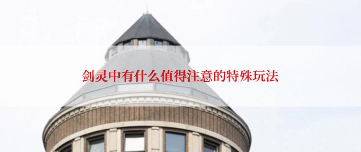 剑灵中有什么值得注意的特殊玩法