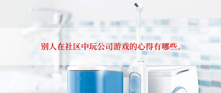 别人在社区中玩公司游戏的心得有哪些。