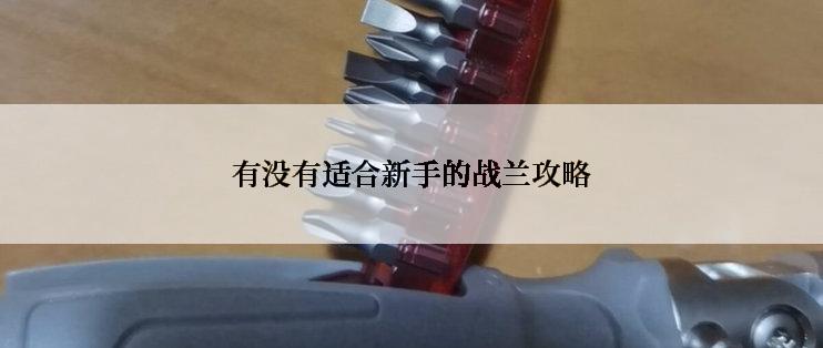 有没有适合新手的战兰攻略