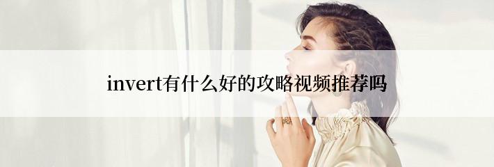 invert有什么好的攻略视频推荐吗