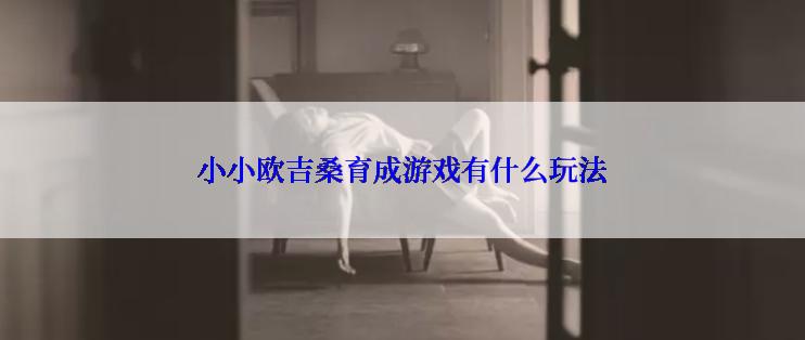 小小欧吉桑育成游戏有什么玩法
