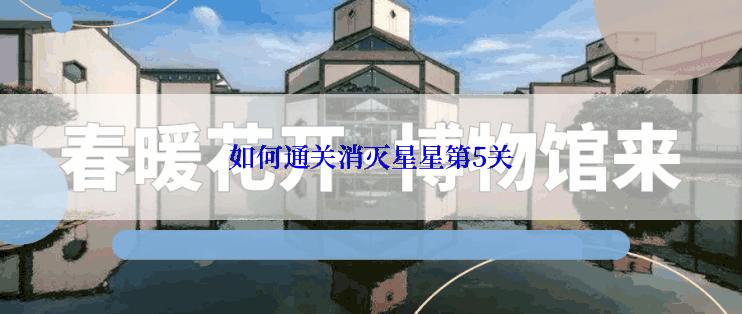 如何通关消灭星星第5关