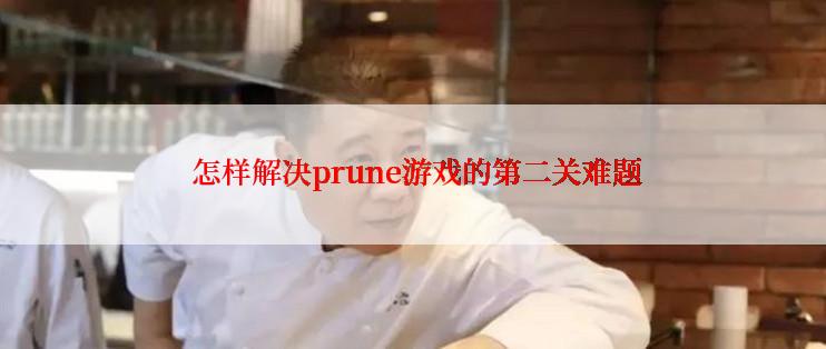  怎样解决prune游戏的第二关难题