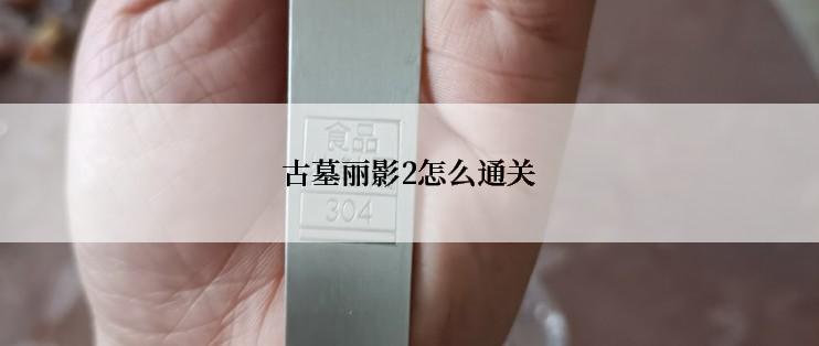 古墓丽影2怎么通关