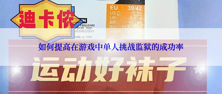 如何提高在游戏中单人挑战监狱的成功率