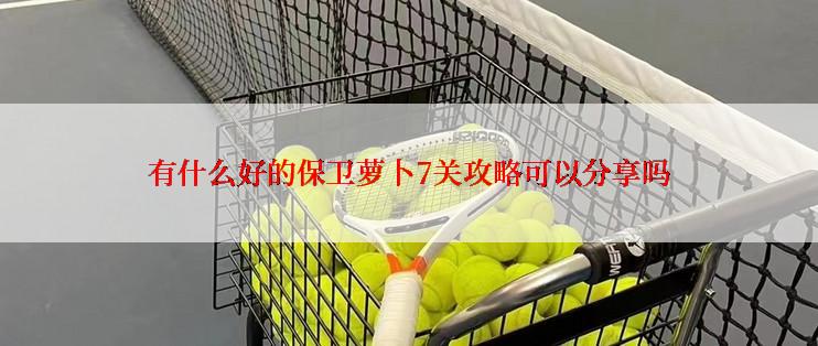 有什么好的保卫萝卜7关攻略可以分享吗