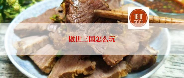 傲世三国怎么玩